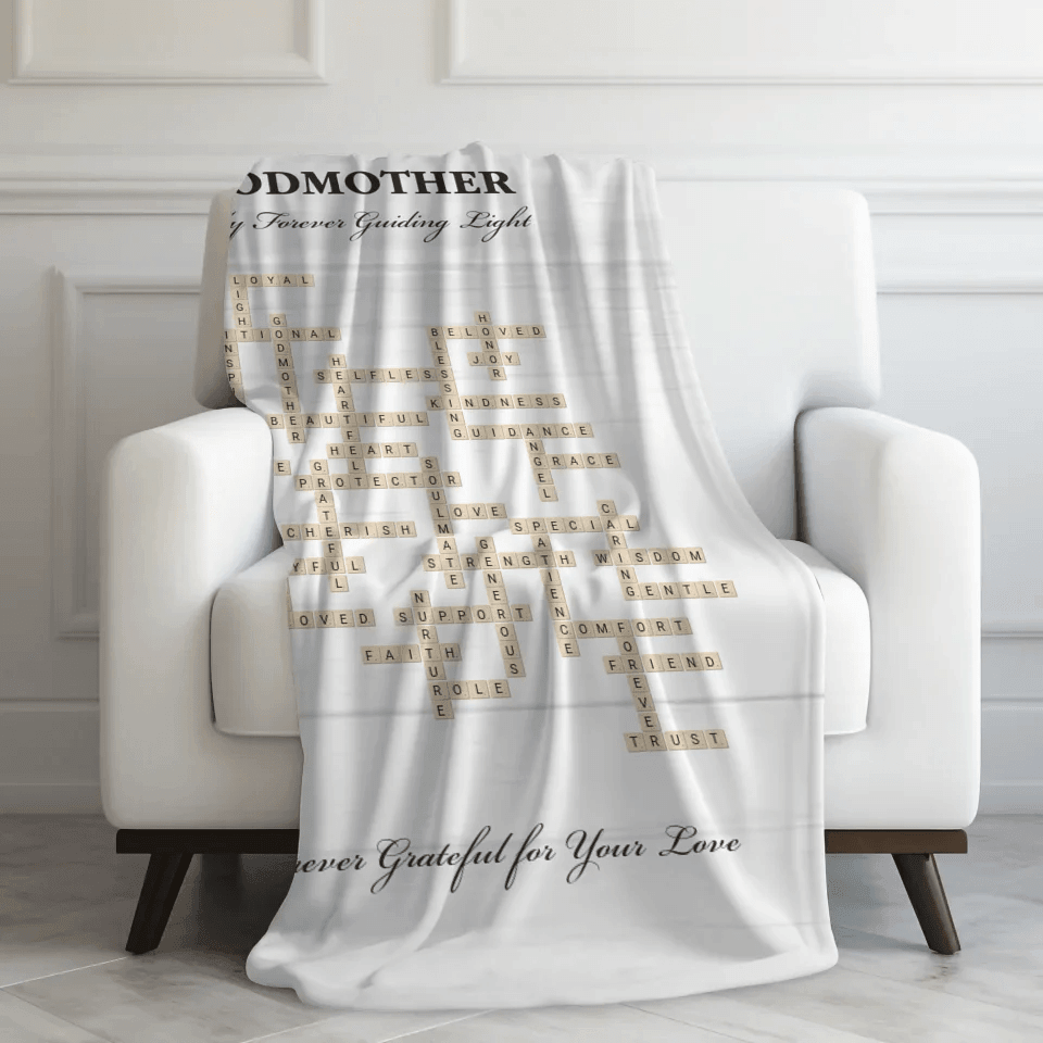 Custom Godmother Word Tile Blanke - ARTFULANE