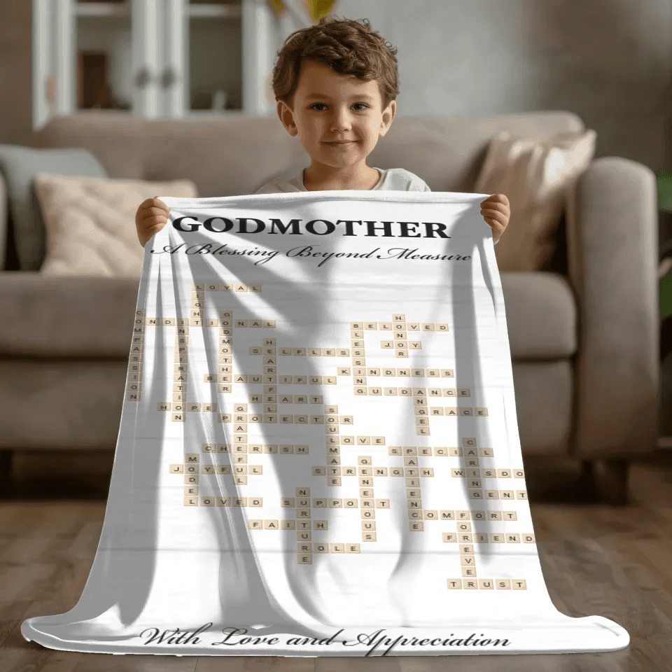 Custom Godmother Word Tile Blanke - ARTFULANE