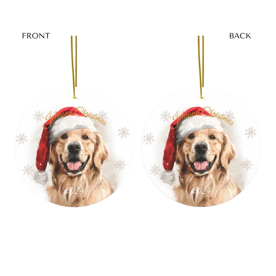 Custom Dog Breed Christmas Ornament - ARTFULANE