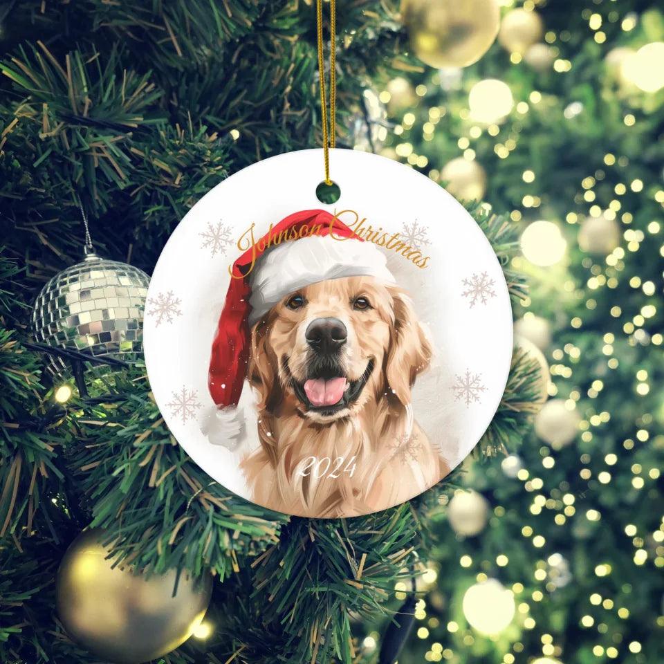 Custom Dog Breed Christmas Ornament - ARTFULANE