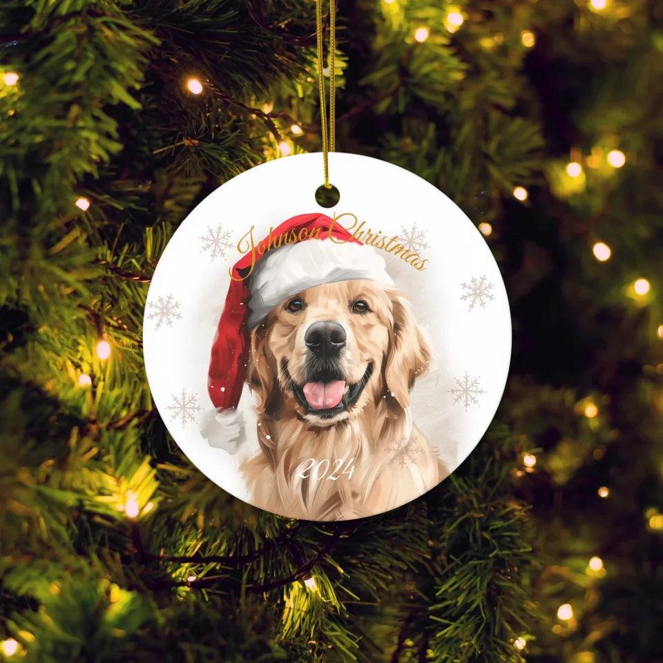 Custom Dog Breed Christmas Ornament - ARTFULANE