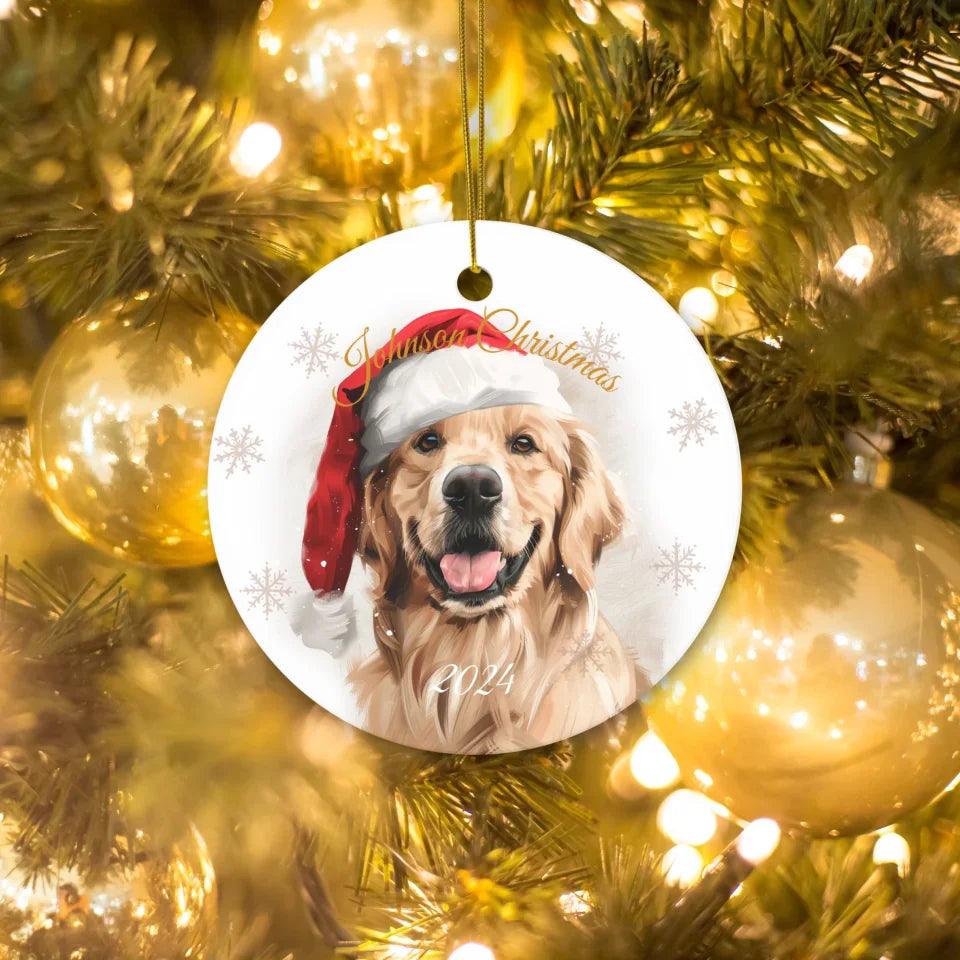 Custom Dog Breed Christmas Ornament - ARTFULANE