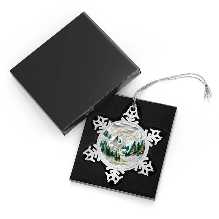 Custom 3D Red and Green Christmas Ornament - ARTFULANE