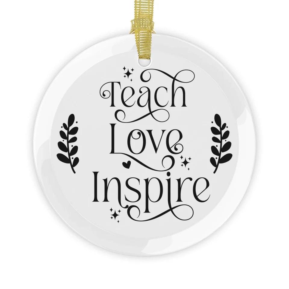 Custom Teacher Christmas Ornament - ARTFULANE