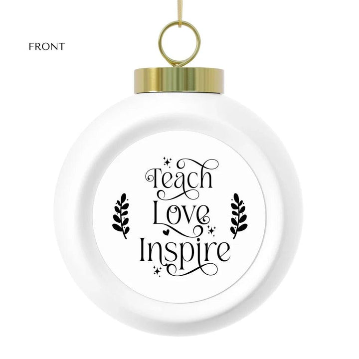 Custom Teacher Christmas Ornament - ARTFULANE