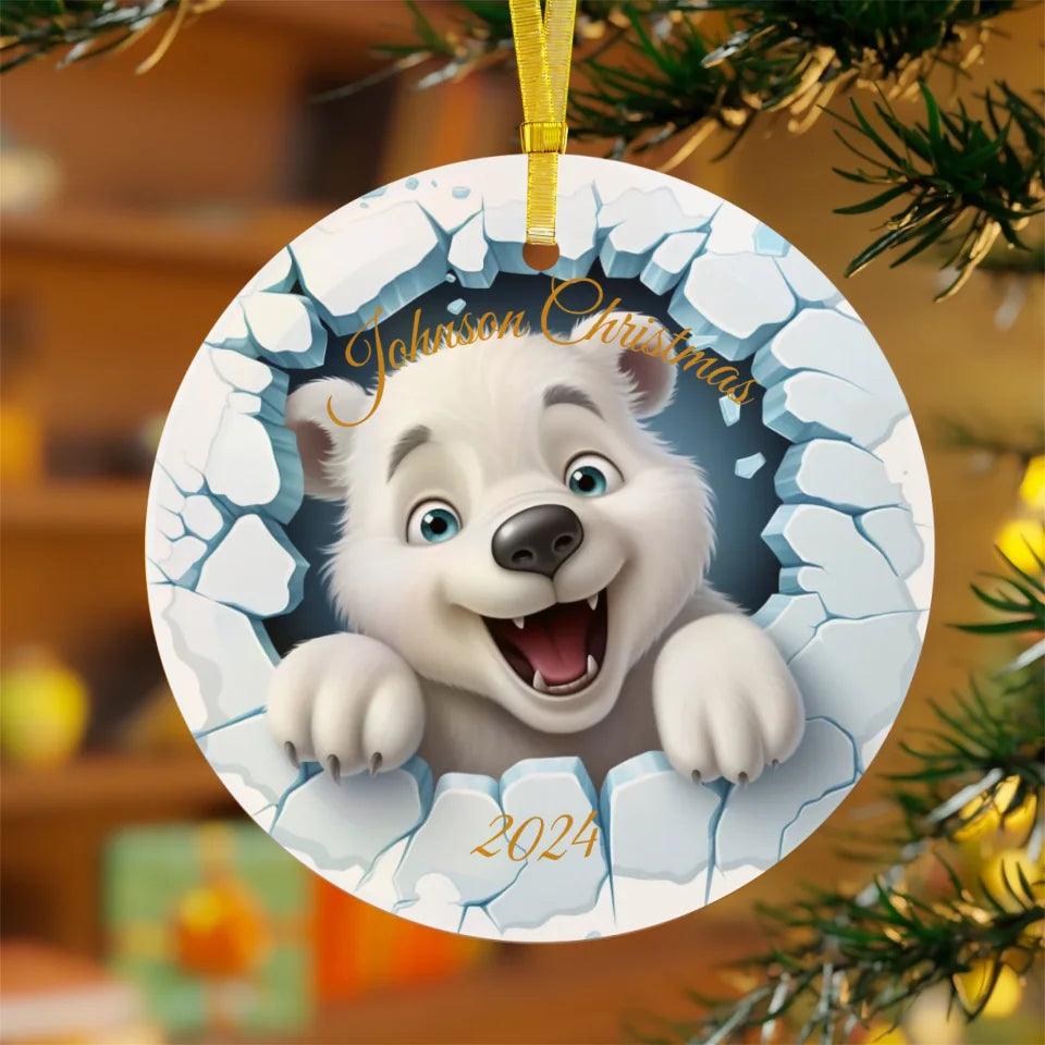 Custom 3D Funny Christmas Ornament - ARTFULANE