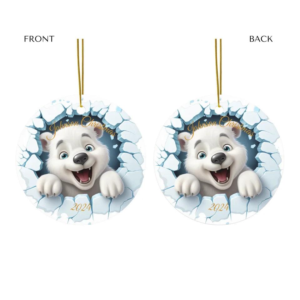 Custom 3D Funny Christmas Ornament - ARTFULANE