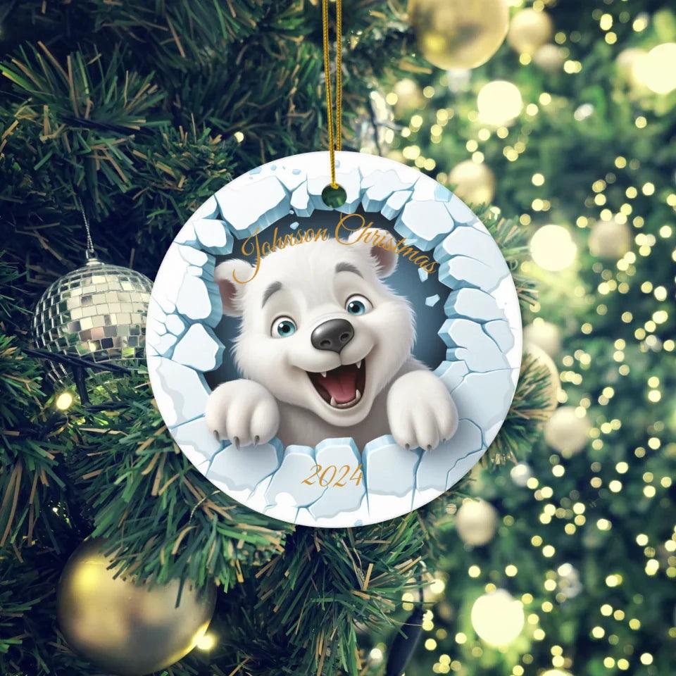 Custom 3D Funny Christmas Ornament - ARTFULANE