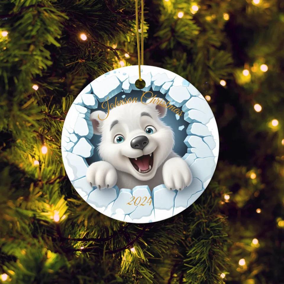 Custom 3D Funny Christmas Ornament - ARTFULANE