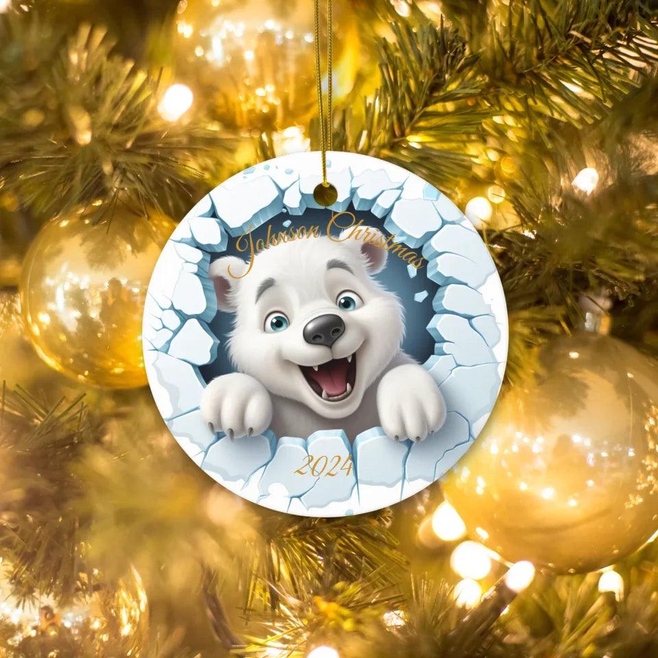 Custom 3D Funny Christmas Ornament - ARTFULANE