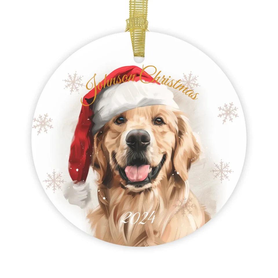 Custom Dog Breed Christmas Ornament - ARTFULANE