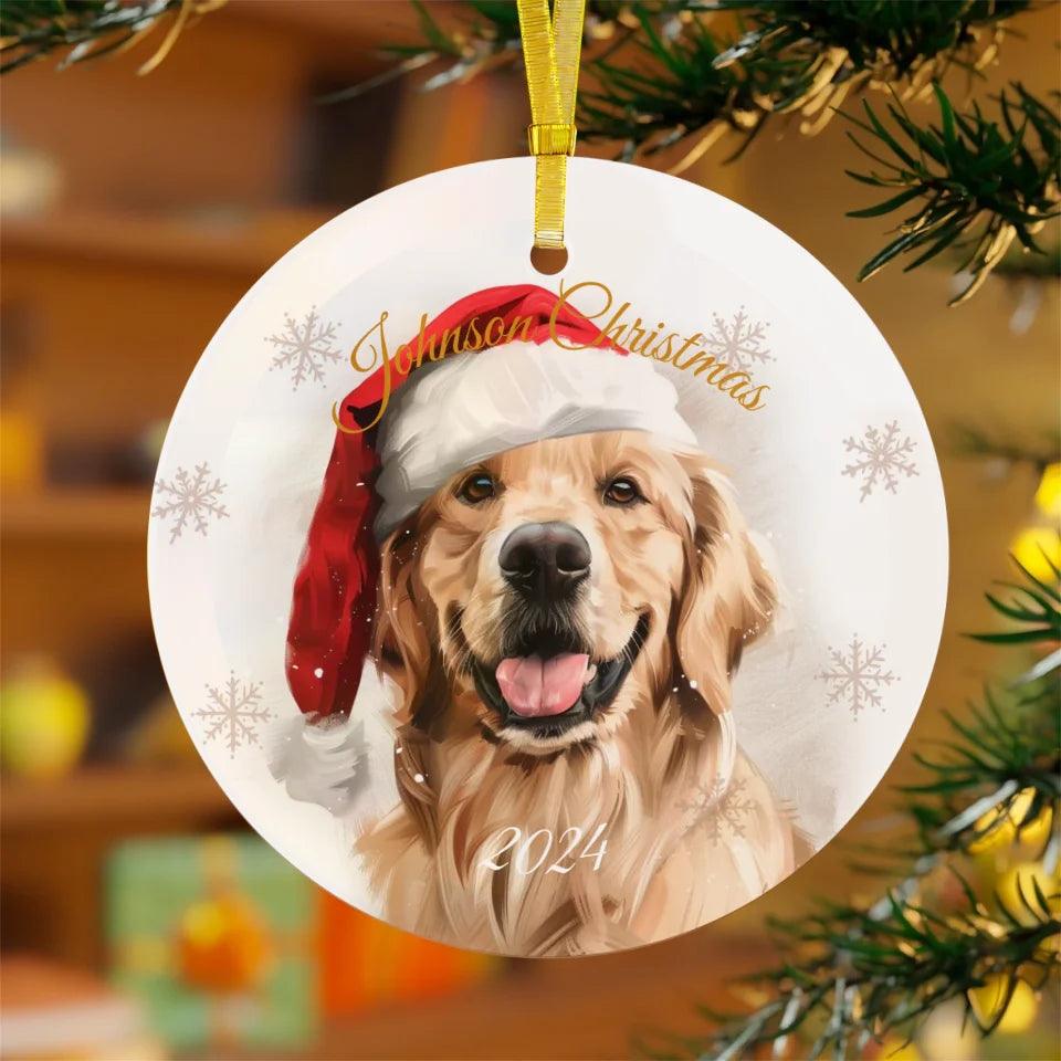 Custom Dog Breed Christmas Ornament - ARTFULANE