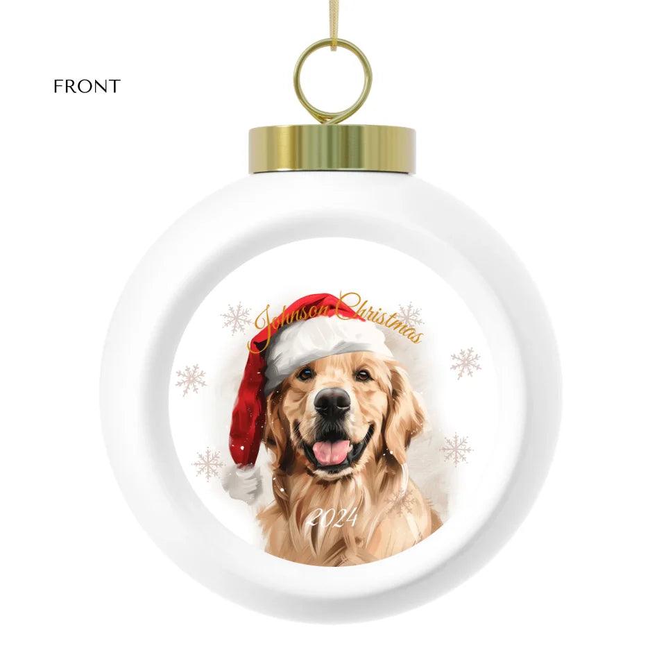 Custom Dog Breed Christmas Ornament - ARTFULANE