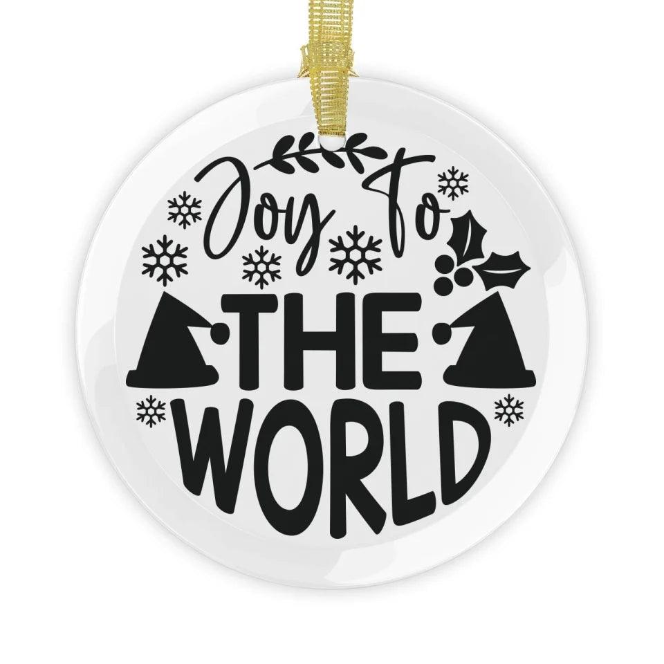 Custom Typography Christmas Ornament - ARTFULANE