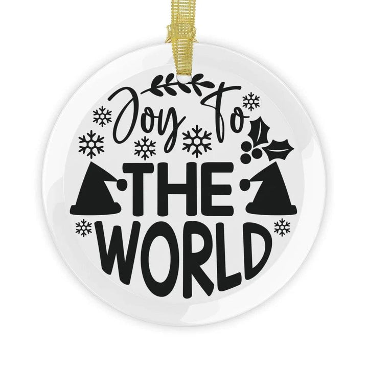 Custom Typography Christmas Ornament - ARTFULANE