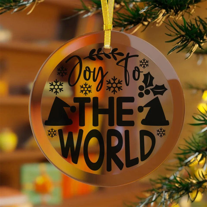 Custom Typography Christmas Ornament - ARTFULANE