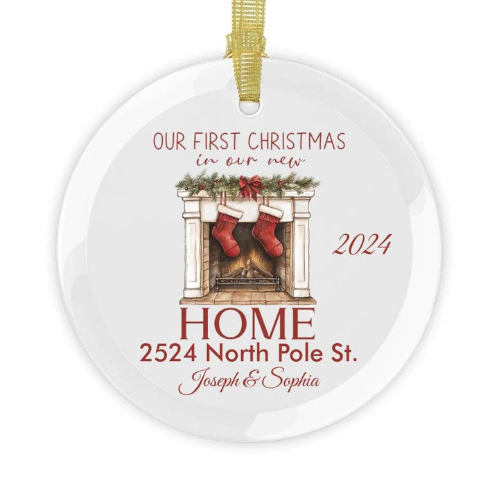 Custom New Home Christmas Ornament - ARTFULANE