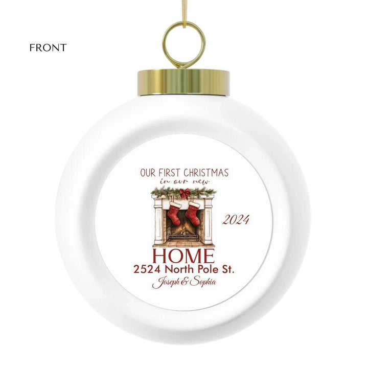 Custom New Home Christmas Ornament - ARTFULANE