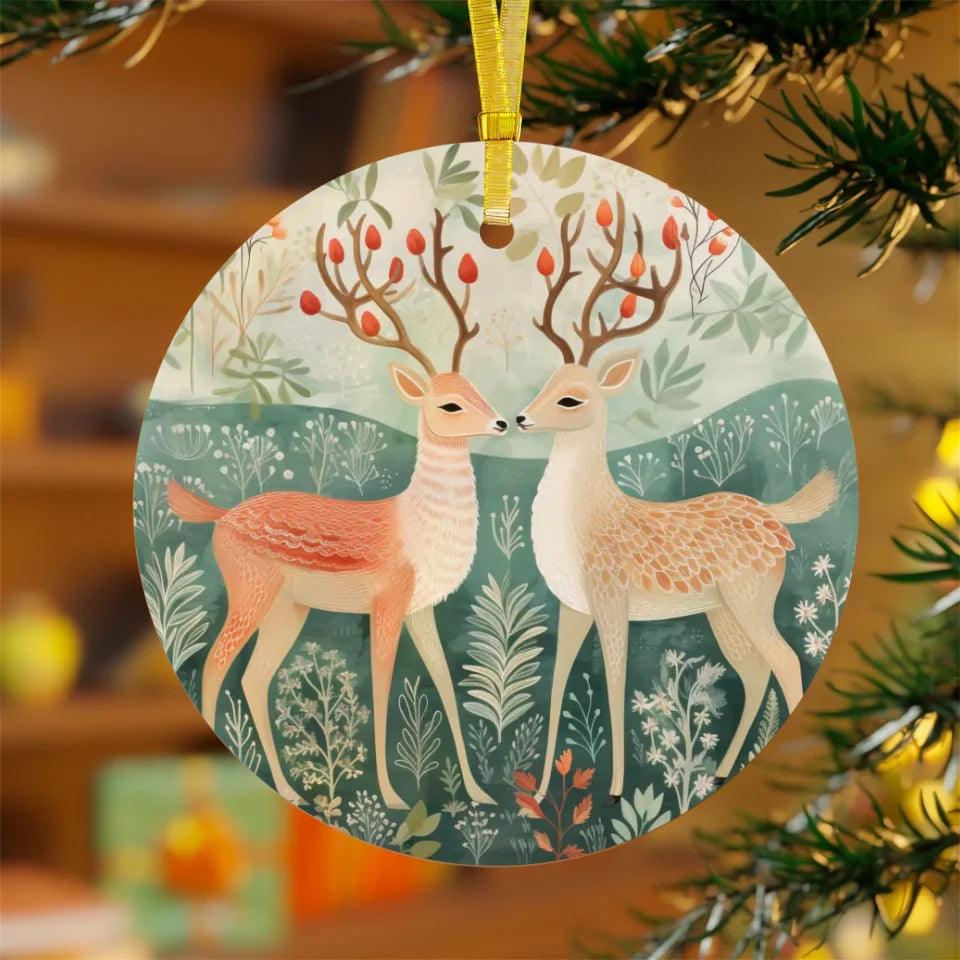 Custom Nordic Christmas Ornament - ARTFULANE