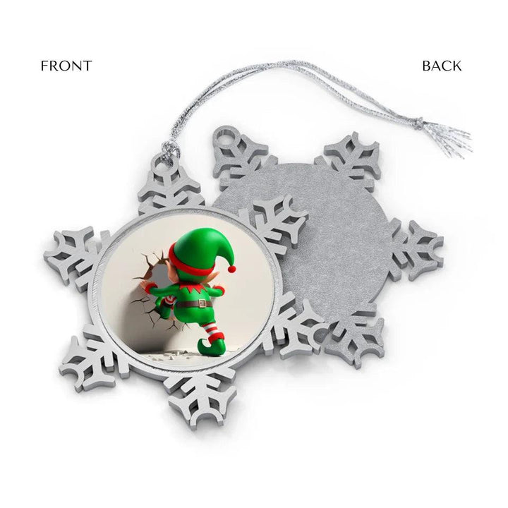 Custom Cute 3D Elf Christmas Ornament - ARTFULANE