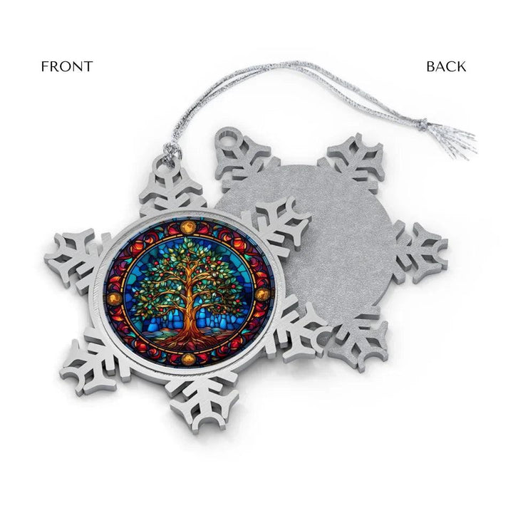 Custom Stained Glass Christmas Ornament - ARTFULANE