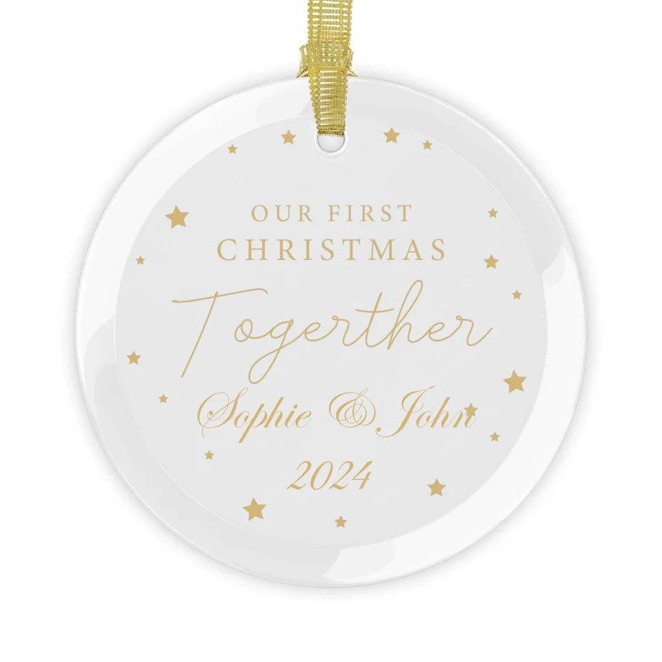 Custom Our First Christmas Ornament - ARTFULANE