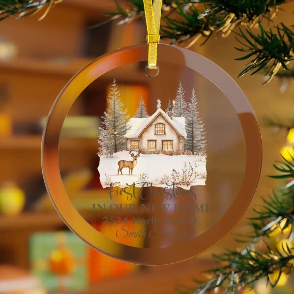 Custom New Home Christmas Ornament - ARTFULANE