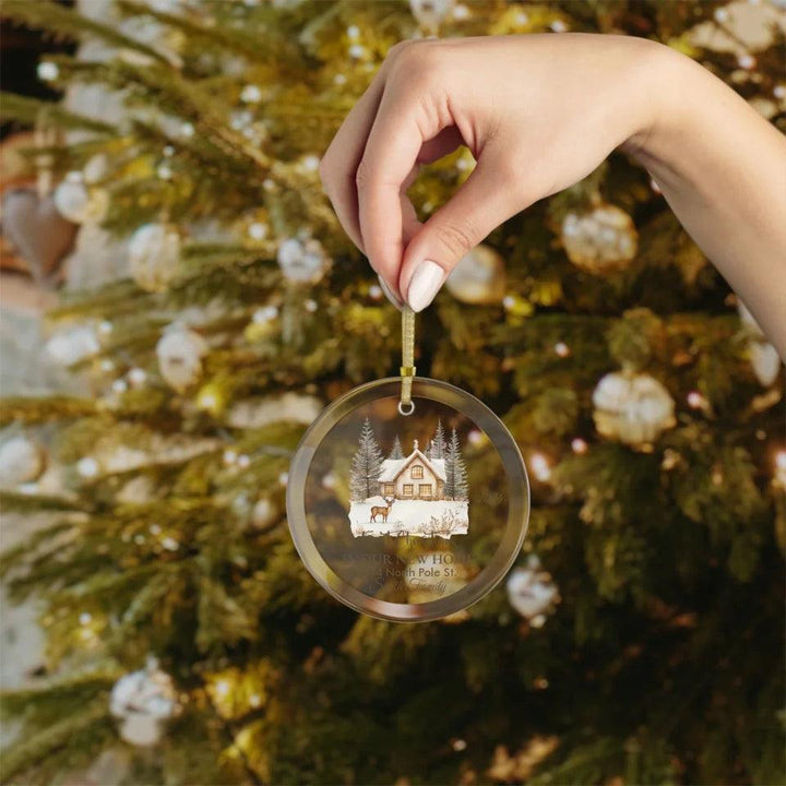 Custom New Home Christmas Ornament - ARTFULANE