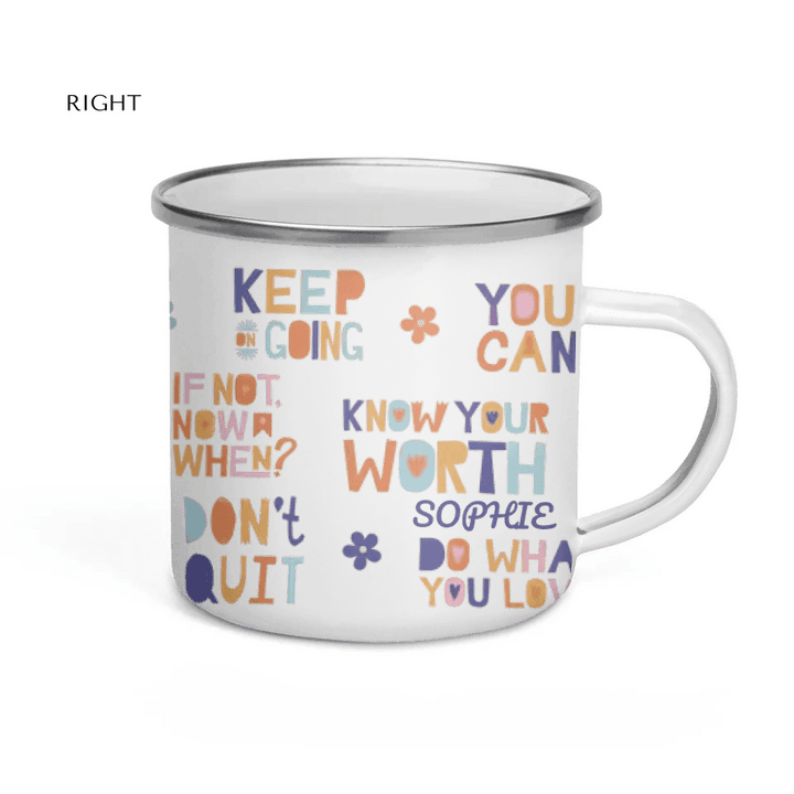 Custom Motivational Sayings Mug - ARTFULANE