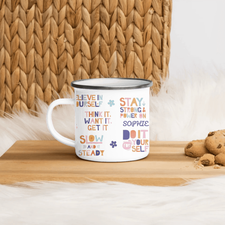 Custom Motivational Sayings Mug - ARTFULANE