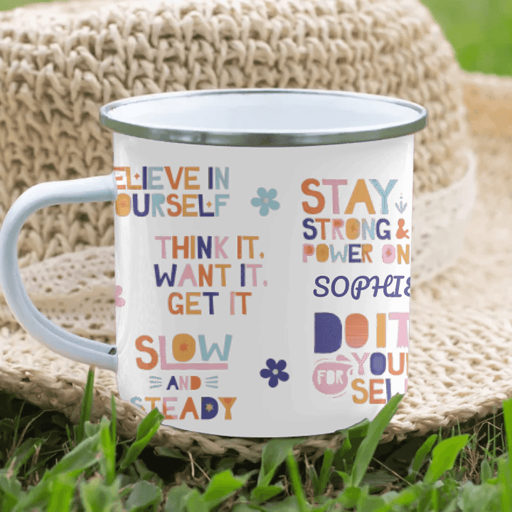 Custom Motivational Sayings Mug - ARTFULANE