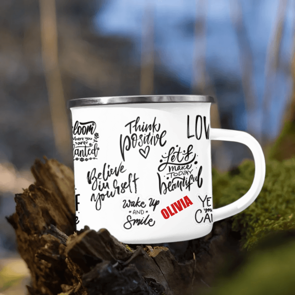 Custom Positive Mindset Motivational Mug - ARTFULANE