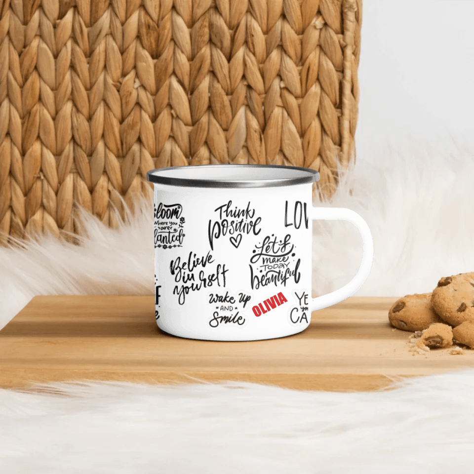 Custom Positive Mindset Motivational Mug - ARTFULANE