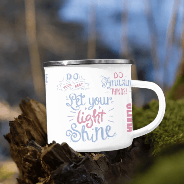 Custom Pastel Motivational Sayings Mug - ARTFULANE