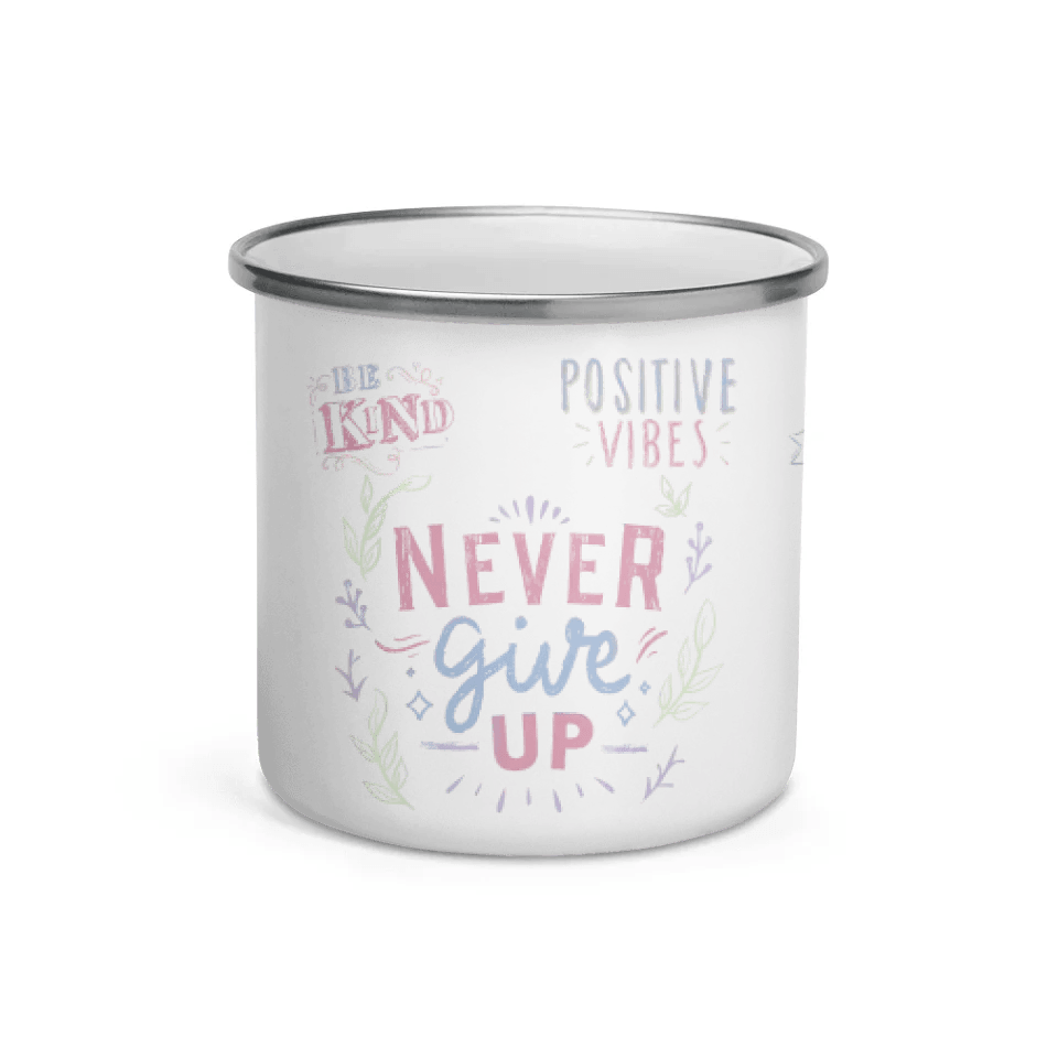 Custom Pastel Motivational Sayings Mug - ARTFULANE