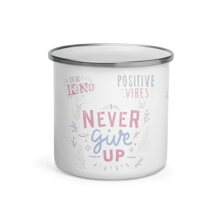 Custom Pastel Motivational Sayings Mug - ARTFULANE