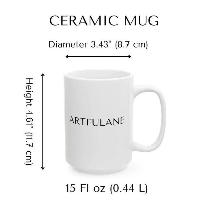 Custom 3D Winking Cartoon Face Mug - ARTFULANE