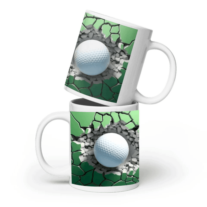 Custom 3D Golf Ball Mug - ARTFULANE