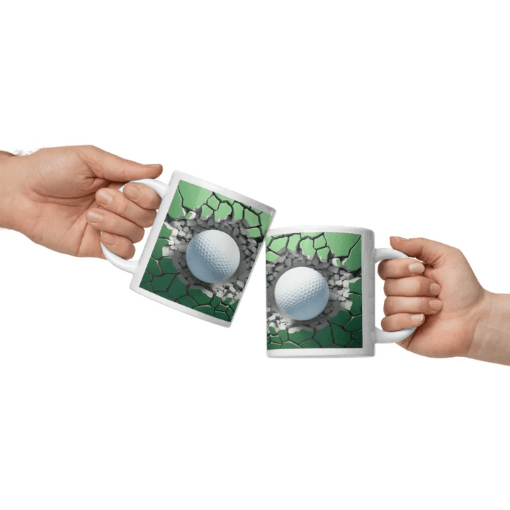 Custom 3D Golf Ball Mug - ARTFULANE