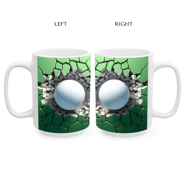 Custom 3D Golf Ball Mug - ARTFULANE