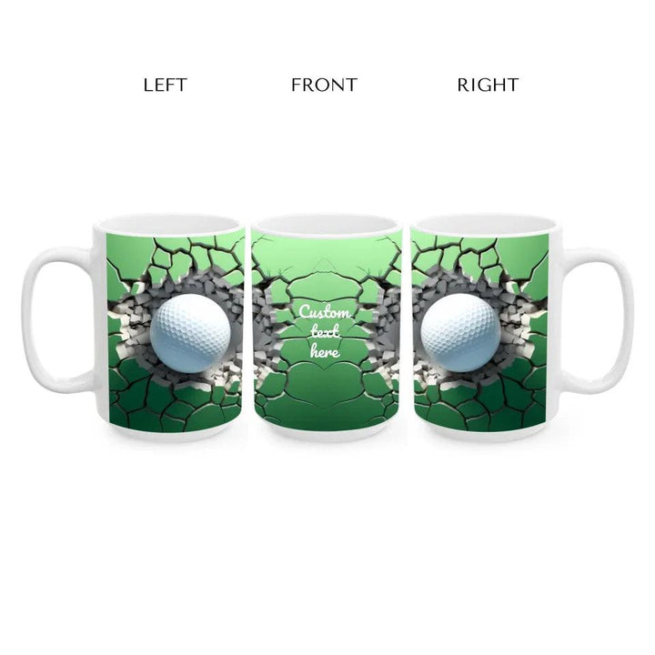 Custom 3D Golf Ball Mug - ARTFULANE