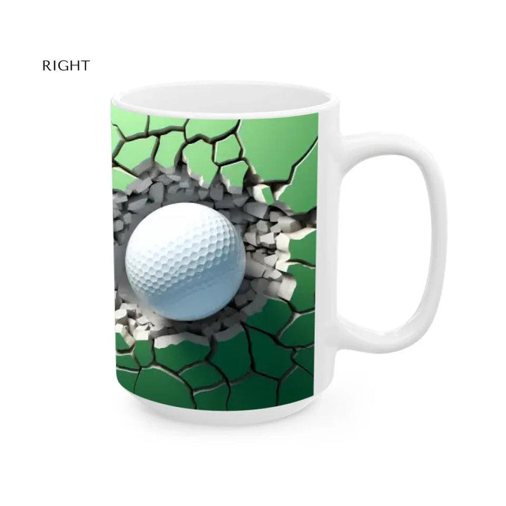 Custom 3D Golf Ball Mug - ARTFULANE