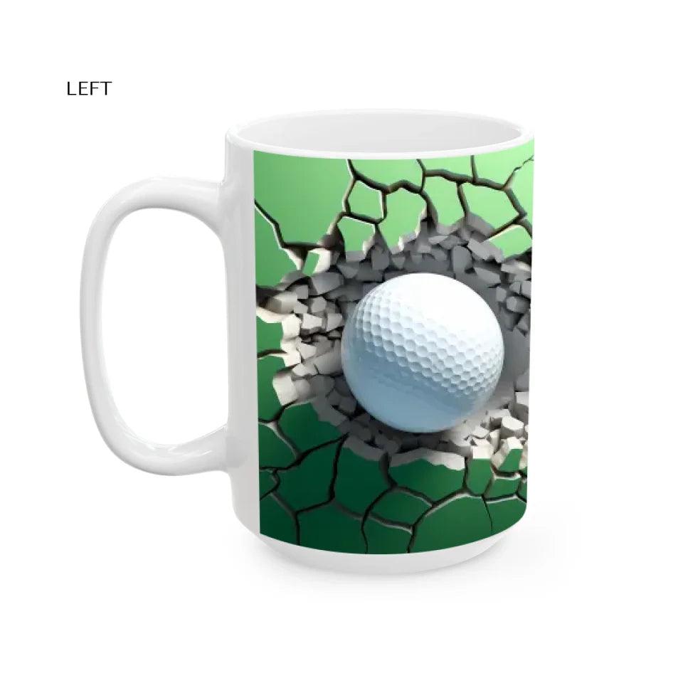 Custom 3D Golf Ball Mug - ARTFULANE