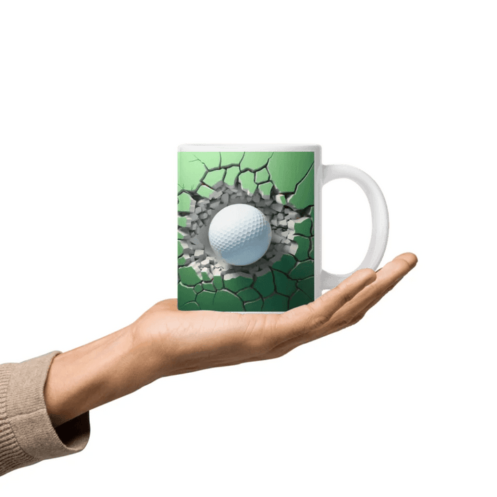 Custom 3D Golf Ball Mug - ARTFULANE