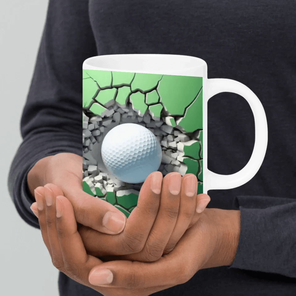 Custom 3D Golf Ball Mug - ARTFULANE