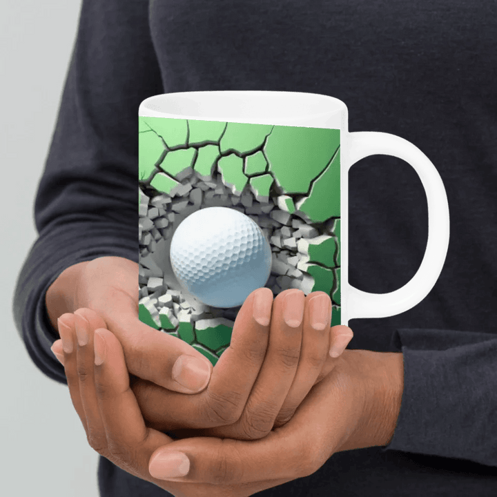 Custom 3D Golf Ball Mug - ARTFULANE