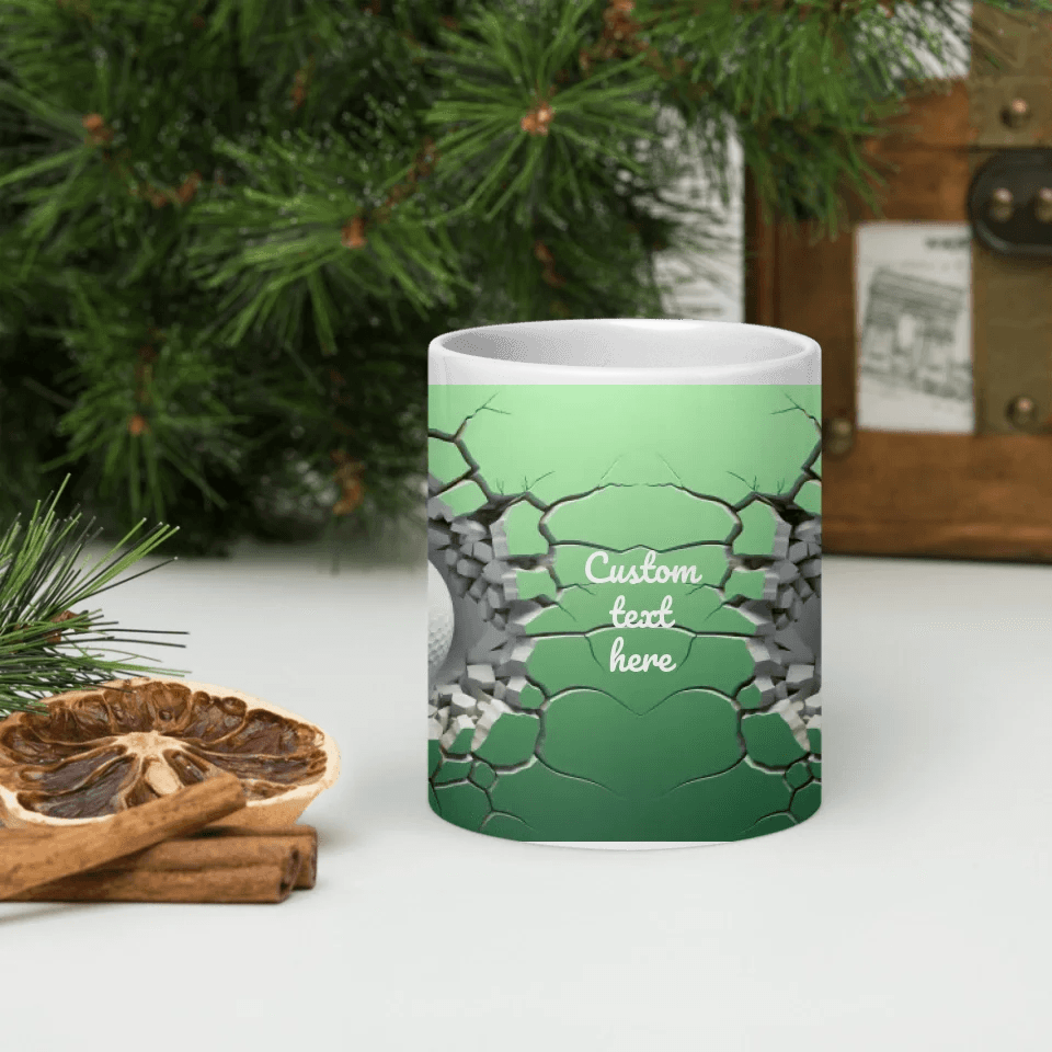 Custom 3D Golf Ball Mug - ARTFULANE