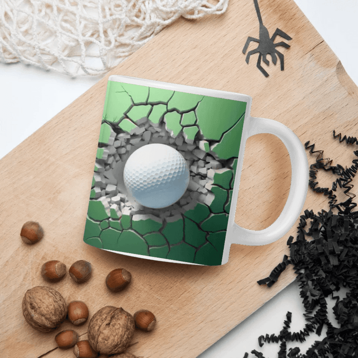 Custom 3D Golf Ball Mug - ARTFULANE