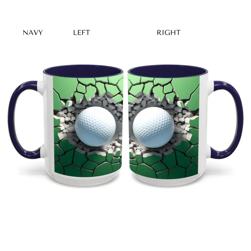 Custom 3D Golf Ball Mug - ARTFULANE