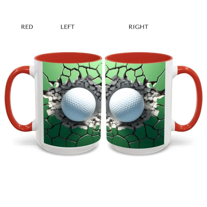 Custom 3D Golf Ball Mug - ARTFULANE